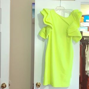 Yellow BodyCon Dress